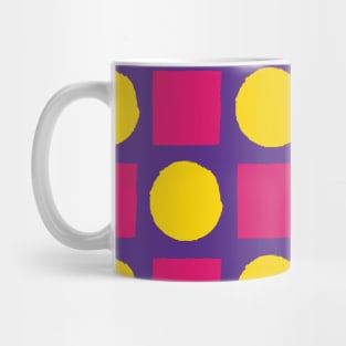 Square and Circle Seamless Pattern 016#002 Mug